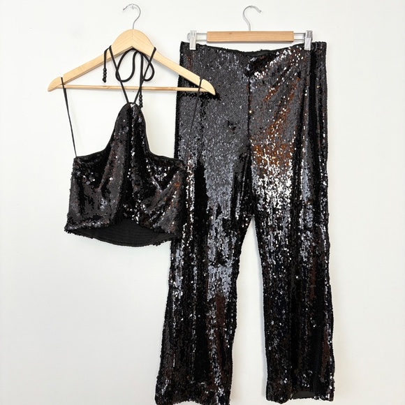 House of Harlow 1960 2 piece sequin set - Picture 2 of 8